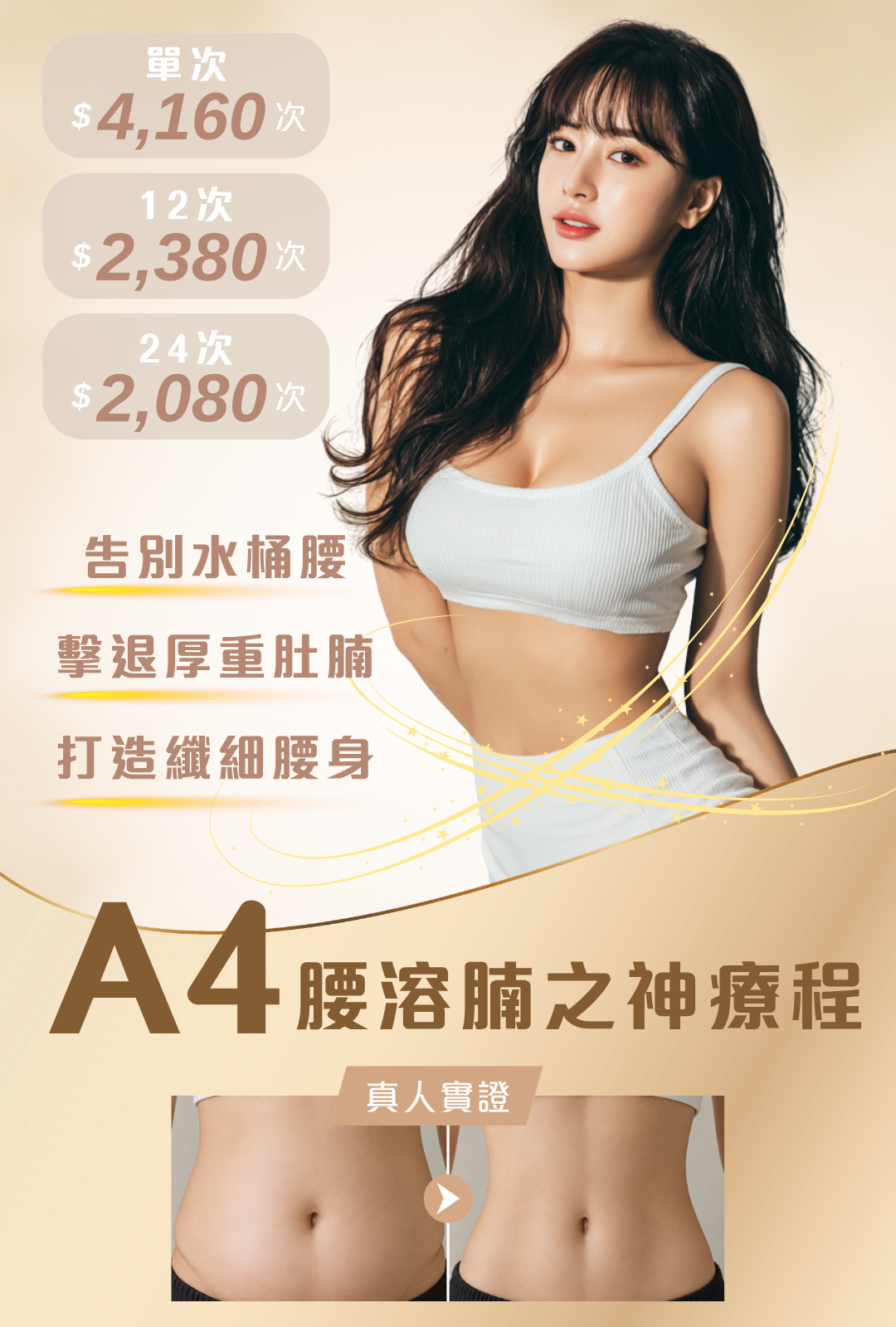 A4腰溶腩之神療程